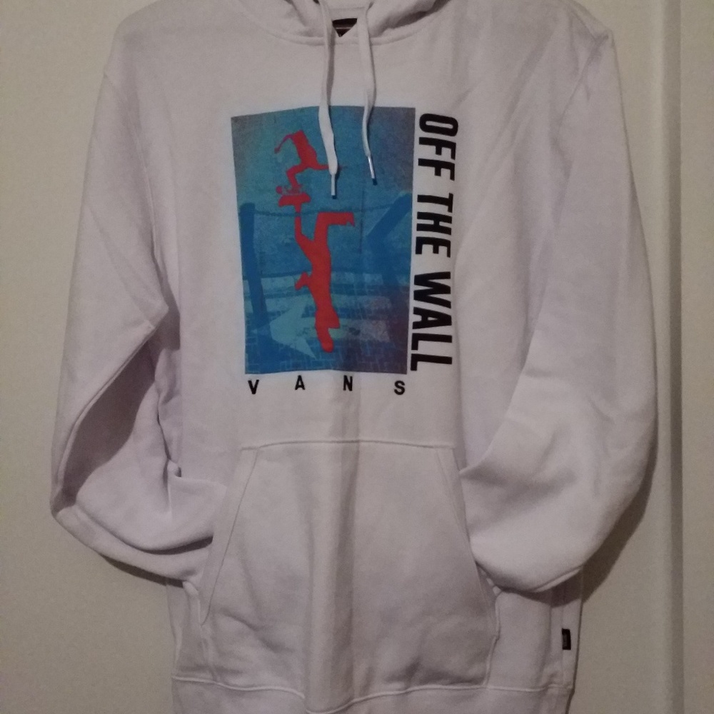 🎮White Vans Hoodie W/ Design🎮